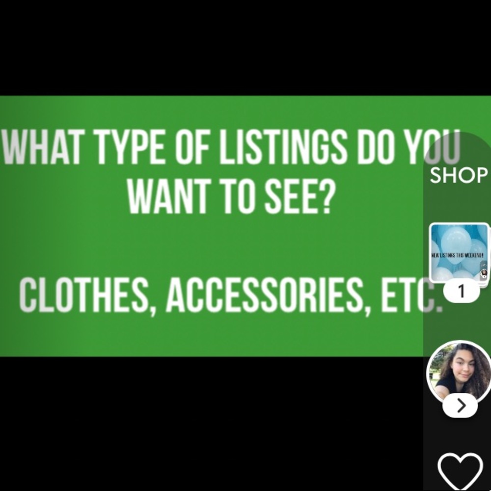 Comment any items you would like us to list